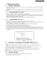 Предварительный просмотр 5 страницы Panasonic SA-PT160E Service Manual