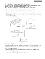 Предварительный просмотр 11 страницы Panasonic SA-PT160E Service Manual