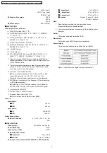 Предварительный просмотр 2 страницы Panasonic SA-PT160GC Service Manual