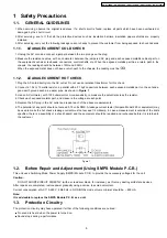 Preview for 5 page of Panasonic SA-PT160GC Service Manual