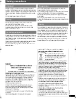 Предварительный просмотр 5 страницы Panasonic SA-PT460 Operating Instructions Manual