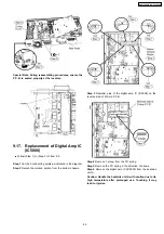 Предварительный просмотр 49 страницы Panasonic SA-PT460 Service Manual