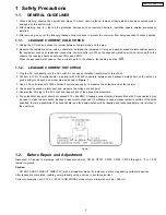 Предварительный просмотр 5 страницы Panasonic SA-PT750P Service Manual