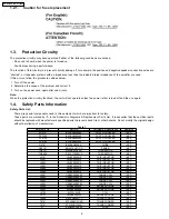 Предварительный просмотр 6 страницы Panasonic SA-PT750P Service Manual