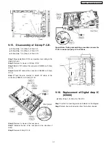 Предварительный просмотр 51 страницы Panasonic SA-PT860E Service Manual