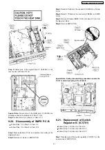 Предварительный просмотр 57 страницы Panasonic SA-PT860E Service Manual