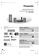 Panasonic SA-PTX7 Operating Instructions Manual preview