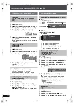 Preview for 58 page of Panasonic SA-PTX7 Operating Instructions Manual