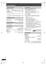 Preview for 106 page of Panasonic SA-PTX7 Operating Instructions Manual