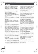 Preview for 108 page of Panasonic SA-PTX7 Operating Instructions Manual