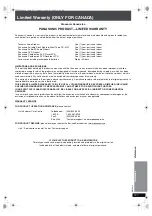 Preview for 111 page of Panasonic SA-PTX7 Operating Instructions Manual