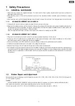 Предварительный просмотр 5 страницы Panasonic SA-PTX7 Service Manual