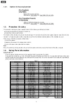 Предварительный просмотр 6 страницы Panasonic SA-PTX7 Service Manual