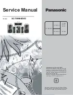 Panasonic SA-TM900DVD Service Manual preview