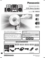 Panasonic SA-VK450 Operating Instructions Manual preview