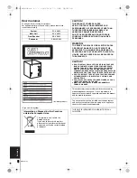 Предварительный просмотр 2 страницы Panasonic SA-VK650 Operating Instructions Manual