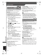 Предварительный просмотр 28 страницы Panasonic SA-VK650 Operating Instructions Manual