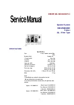 Panasonic SA-VK650 Service Manual preview