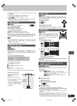 Предварительный просмотр 29 страницы Panasonic SA-VK70D Operating Instructions Manual