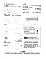 Preview for 2 page of Panasonic SA-VK725DEE Service Manual