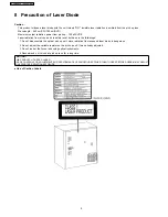 Предварительный просмотр 8 страницы Panasonic SA-VK81DGCS Service Manual