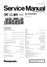 Panasonic SA-VK825DEE Service Manual preview
