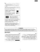 Preview for 3 page of Panasonic SA-VK825DGC Service Manual