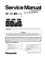 Preview for 1 page of Panasonic SA-VK880PU Service Manual