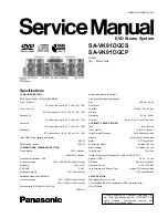 Panasonic SA-VK91D Service Manual preview