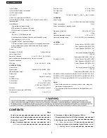 Preview for 2 page of Panasonic SA-VK91D Service Manual