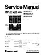 Preview for 1 page of Panasonic SA-VK960GC Service Manual