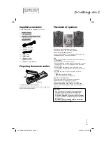 Preview for 5 page of Panasonic SA-VKX65 Operating Instructions Manual