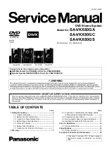 Panasonic SA-VKX80GA Service Manual preview