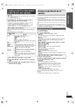 Предварительный просмотр 11 страницы Panasonic SA-XH70 Operating Instructions Manual