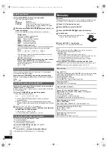 Предварительный просмотр 12 страницы Panasonic SA-XH70 Operating Instructions Manual