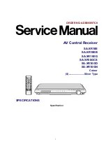 Preview for 1 page of Panasonic SA-XR10E Service Manual