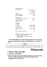 Preview for 3 page of Panasonic SA-XR15E Service Manual