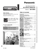 Preview for 1 page of Panasonic SA-XR55K Operating Instructions Manual