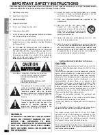 Preview for 2 page of Panasonic SA-XR55K Operating Instructions Manual