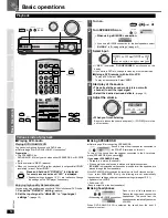 Preview for 14 page of Panasonic SA-XR55K Operating Instructions Manual