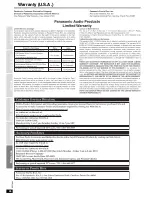 Preview for 26 page of Panasonic SA-XR55K Operating Instructions Manual