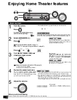 Preview for 16 page of Panasonic SA-XR57K - AV Receiver Operating Instructions Manual