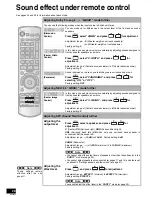 Preview for 26 page of Panasonic SA-XR57K - AV Receiver Operating Instructions Manual