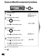 Preview for 28 page of Panasonic SA-XR57K - AV Receiver Operating Instructions Manual