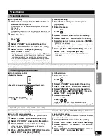 Preview for 35 page of Panasonic SA-XR57K - AV Receiver Operating Instructions Manual