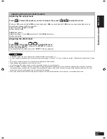 Предварительный просмотр 25 страницы Panasonic SA-XR59 Operating Instructions Manual