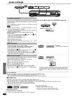 Preview for 22 page of Panasonic SA-XR70S Operating Instructions Manual