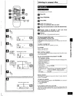 Preview for 15 page of Panasonic SAAK20 - MINI HES W/CD-P Operating Instructions Manual