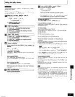 Preview for 27 page of Panasonic SAAK20 - MINI HES W/CD-P Operating Instructions Manual