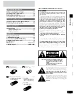 Предварительный просмотр 3 страницы Panasonic SAAK200 - MINI-HES/W CD PLAYER Operating Instructions Manual